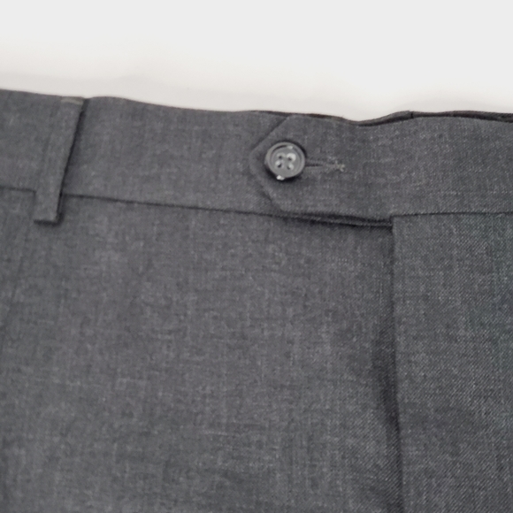 Stafford Classic Fit Pleated Travel Trousers (Dark Grey) - Picture 7 of 10